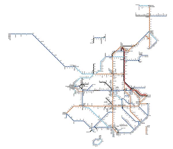 bifa必发全国高铁列车路线图